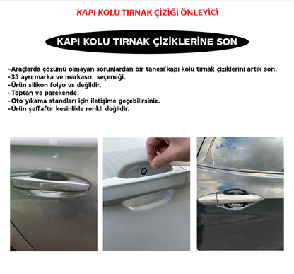 OTO Kapı İçi Çizik Önleme 8'li Set