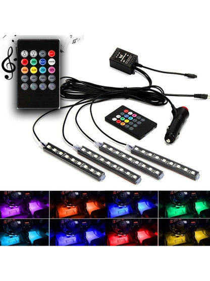 Ayak Altı LED Sese Duyarlı Rgb Kumandalı LED