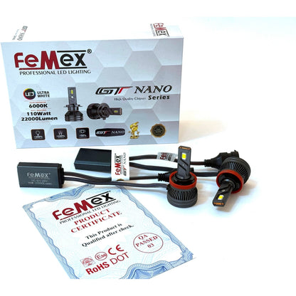 Femex Gt Nano Pro Csp Lextar Led Xenon Led Headlight