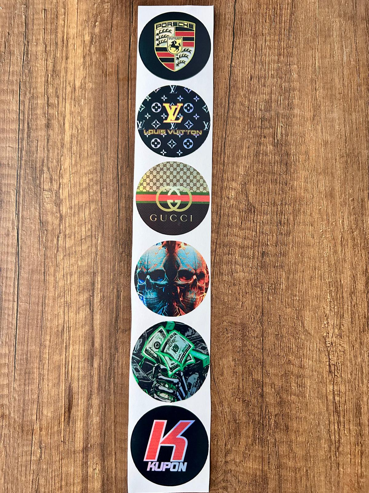 Araç Ön Cam Logosu Hologramlı Yan kapı, Yan Cam Stickerı logo