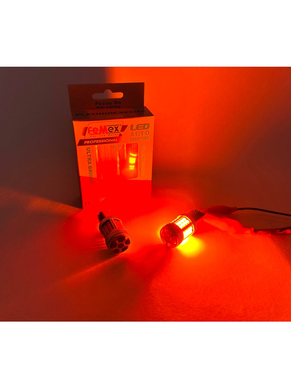 FEMEX Renault Taliant LED Ön Sinyal Ampulleri PY21W  1156 BAU15S Koyu Turuncu