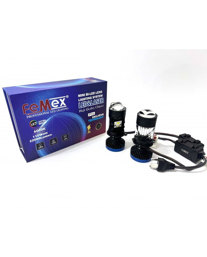 FEMEX Renault Kangoo 1 1997-2008 KISA VE UZUN FAR LED GT NANO Laser Mini Bi-Led