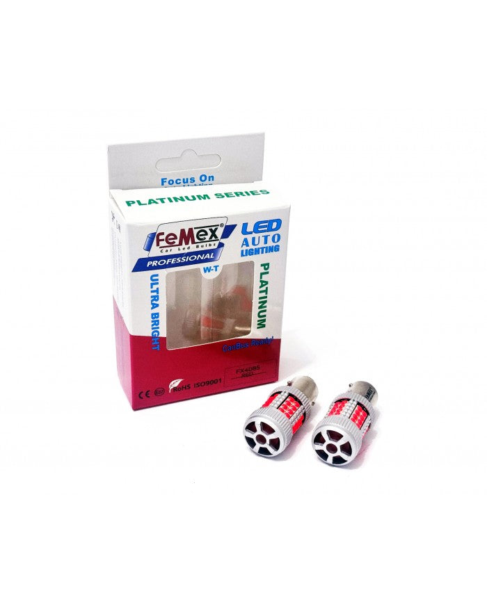 FEMEX Platinum P21W-1157 BAY15D Çift Duy Decoderli Led Ampul Stop Fanlı
