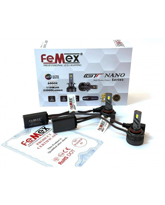FEMEX Toyota Avensis T27 Makyaj 2 2015-2018 KISA UZUN FAR GT NANO PRO 9012