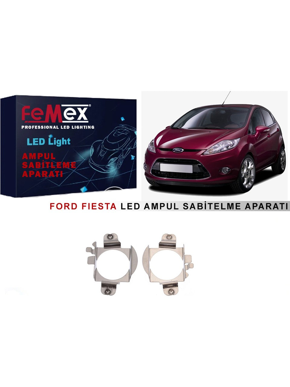 FEMEX Volkswagen Jetta MK6 Kısa Ve Uzun Far LED pul SabitlemAme Aparatı