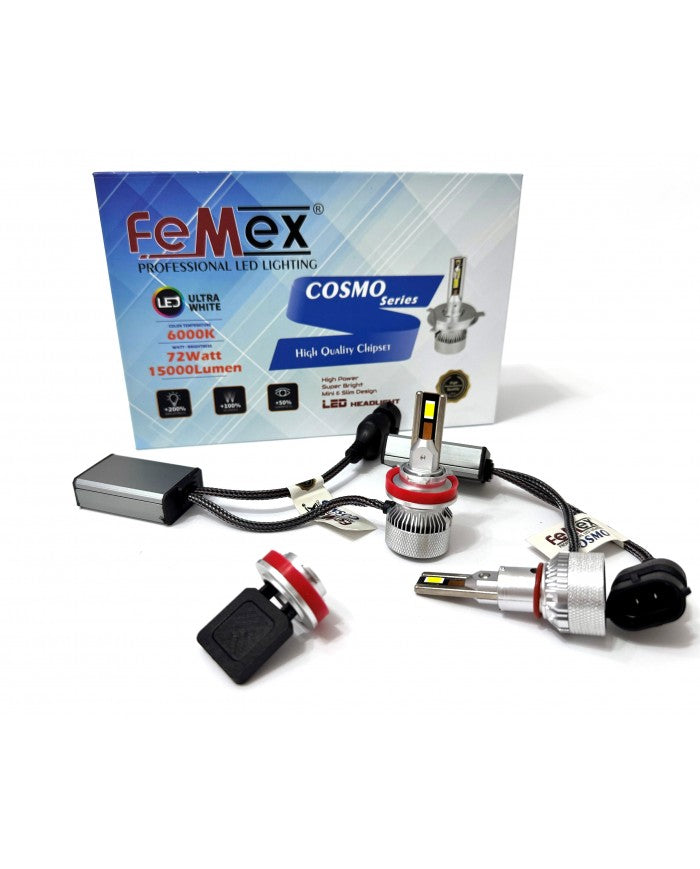 FEMEX Volkswagen Jetta 6 Makyajlı 2014-2018 SİS FAR LED COSMO MİNİ H8