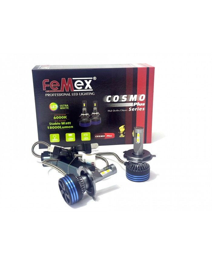 FEMEX Fiat Punto 3 2008-2018 KISA UZUN FAR LED AMPUL COSMO PLUS H4