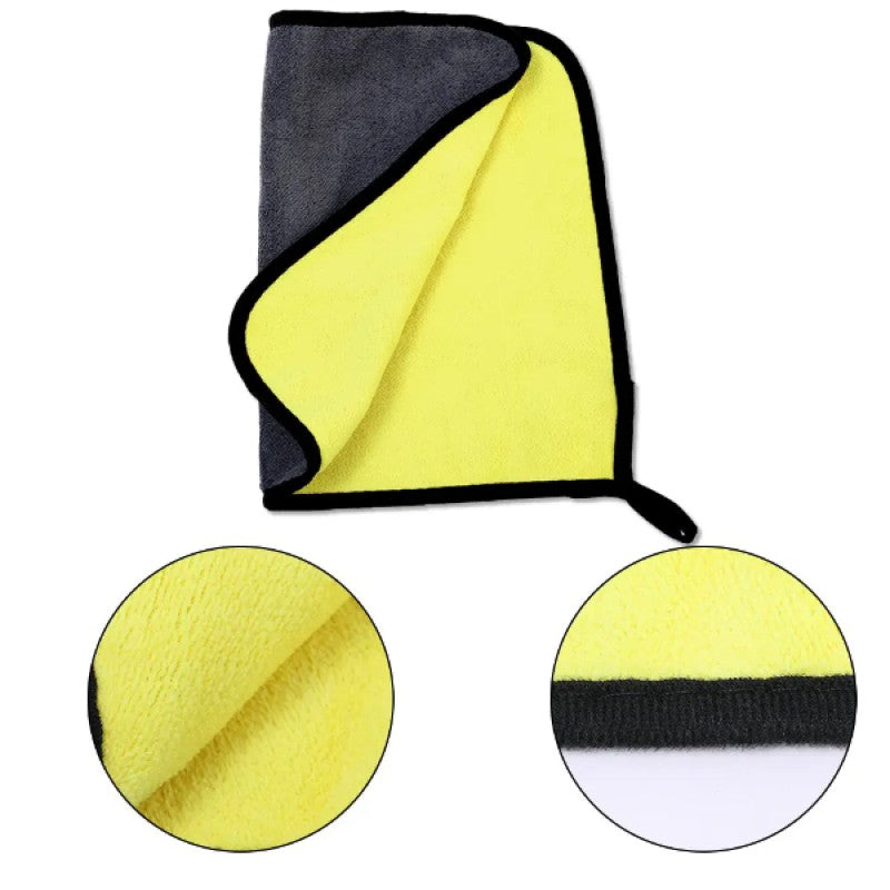 SM MOTORS Yünlü Mikrofiber Araba Temizlik Bezi 50x70 cm