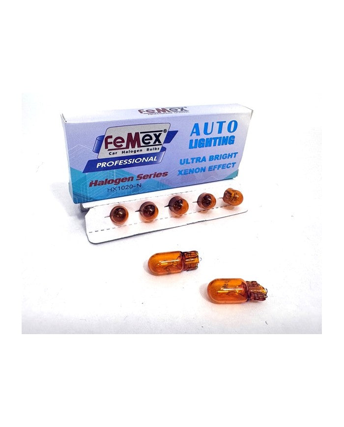 FEMEX T10 W5W Park Aydınlatma Naturel Turuncu 10'lu Paket