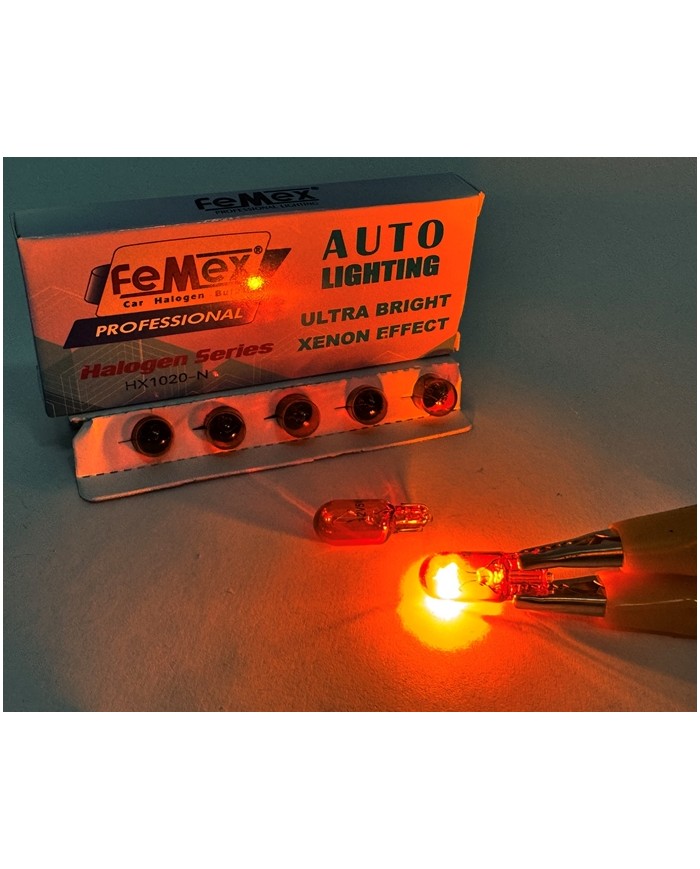 FEMEX T10 W5W Park Aydınlatma Naturel Turuncu 10'lu Paket