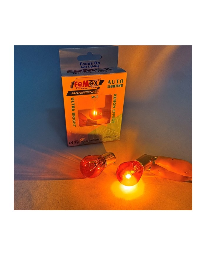 FEMEX P21W BAU15S Sinyal Aydınlatma Naturel Turuncu