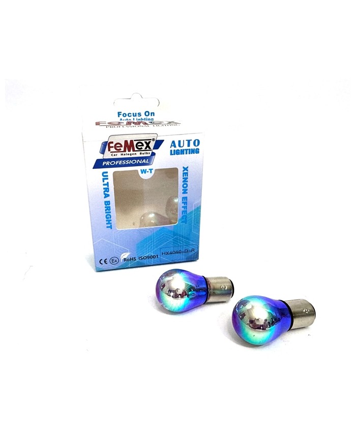 FEMEX Diadem Kırmızı Çift Duy P21W BAY15D  Stop Aydınlatma FEMEX
