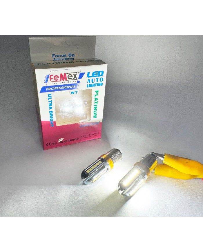 FEMEX Platinum Çift Duy Beyaz P21W 1157 15W  Led Ampul FEMEX