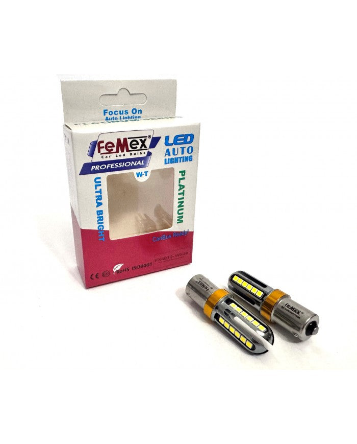FEMEX Platinum Tek Duy P21W 1156 15W  Beyaz Led Ampul FEMEX