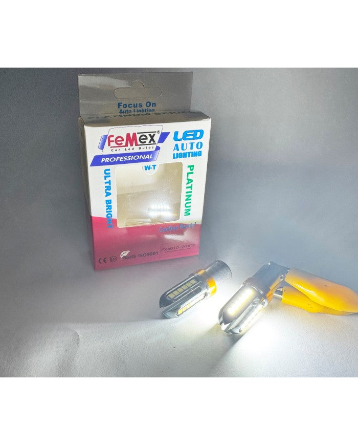 FEMEX Platinum Tek Duy P21W 1156 15W  Beyaz Led Ampul FEMEX