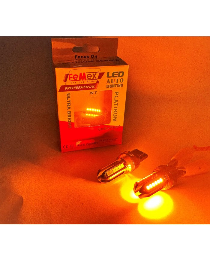 FEMEX Platinum Tek Duy/Çift T20 NoN-Direction 7440/7443 15W  Duy Turuncu FEMEX