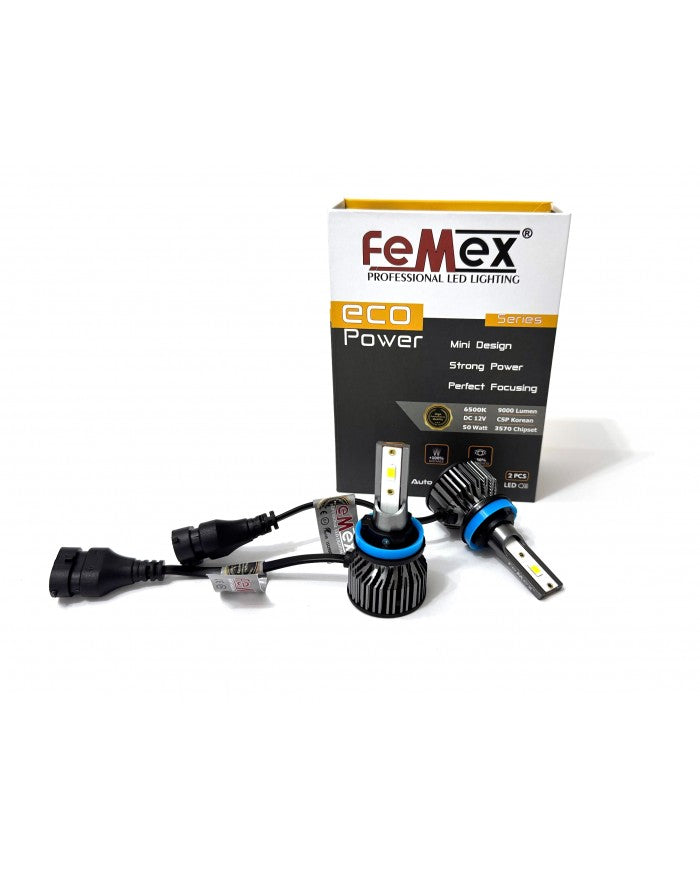 FEMEX Peugeot Partner 1 1996-2010 SİS FAR LED AMPUL H11 ECO POWER