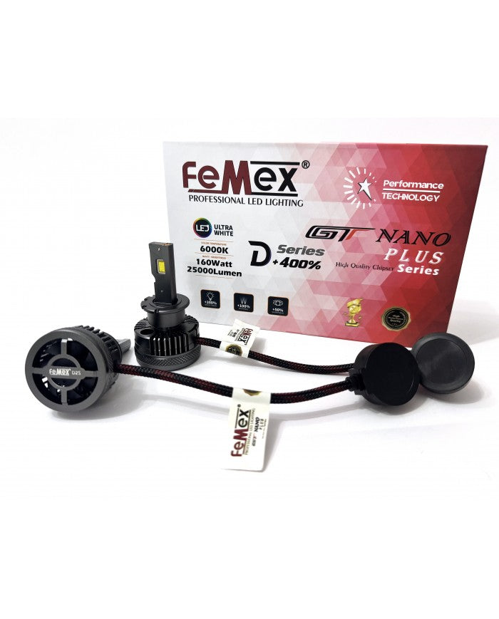 FEMEX BMW 6 Serisi E63 2003-2010 KISA FAR LED AMPUL D2S GT NANO PLUS