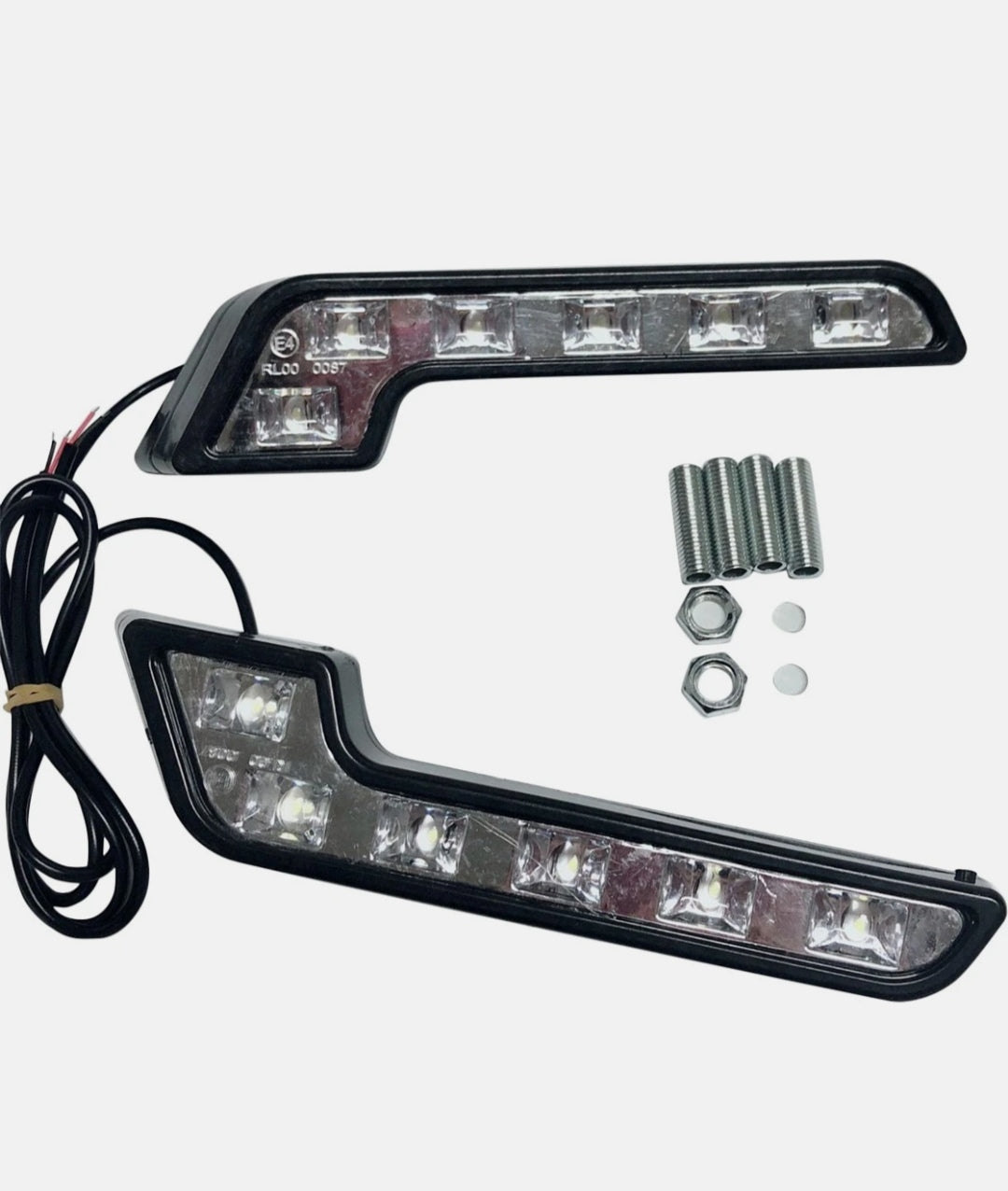 6 LED’li Gündüz farı L model LED’li 2 adet BEYAZ