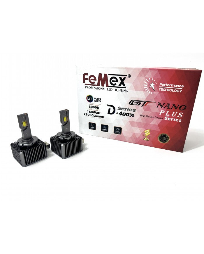 FEMEX BMW 6 Serisi F12 2011-2018 KISA UZUN FAR LED AMPUL D1S GT NANO PLUS