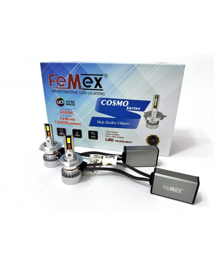 FEMEX Opel Corsa C 2000-2006 KISA FAR LED AMPUL H7 COSMO MİNİ