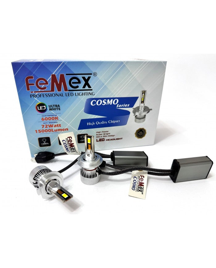 FEMEX Opel Corsa C 2000-2006 KISA FAR LED AMPUL H7 COSMO MİNİ