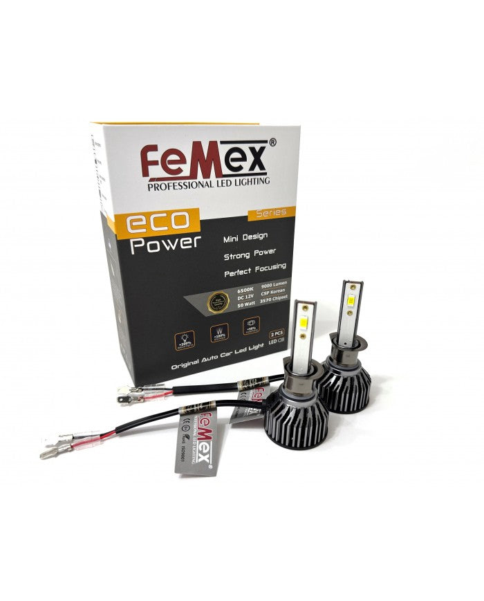 FEMEX Opel Corsa C 2000-2006 SİS FAR LED AMPUL H3 ECO POWER