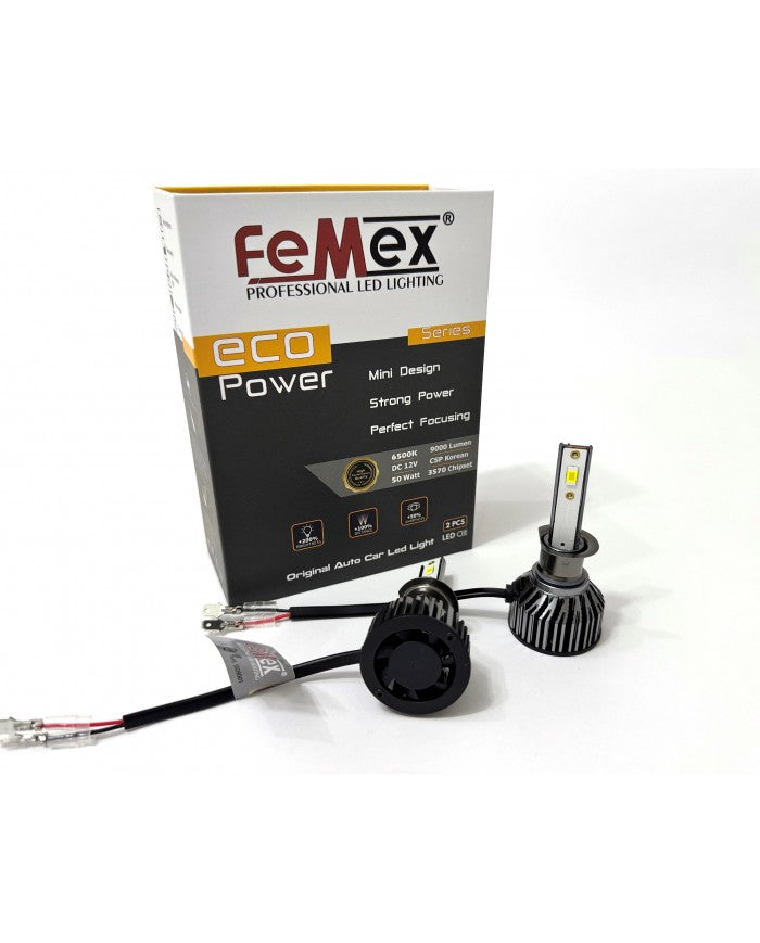 FEMEX Opel Corsa C 2000-2006 SİS FAR LED AMPUL H3 ECO POWER
