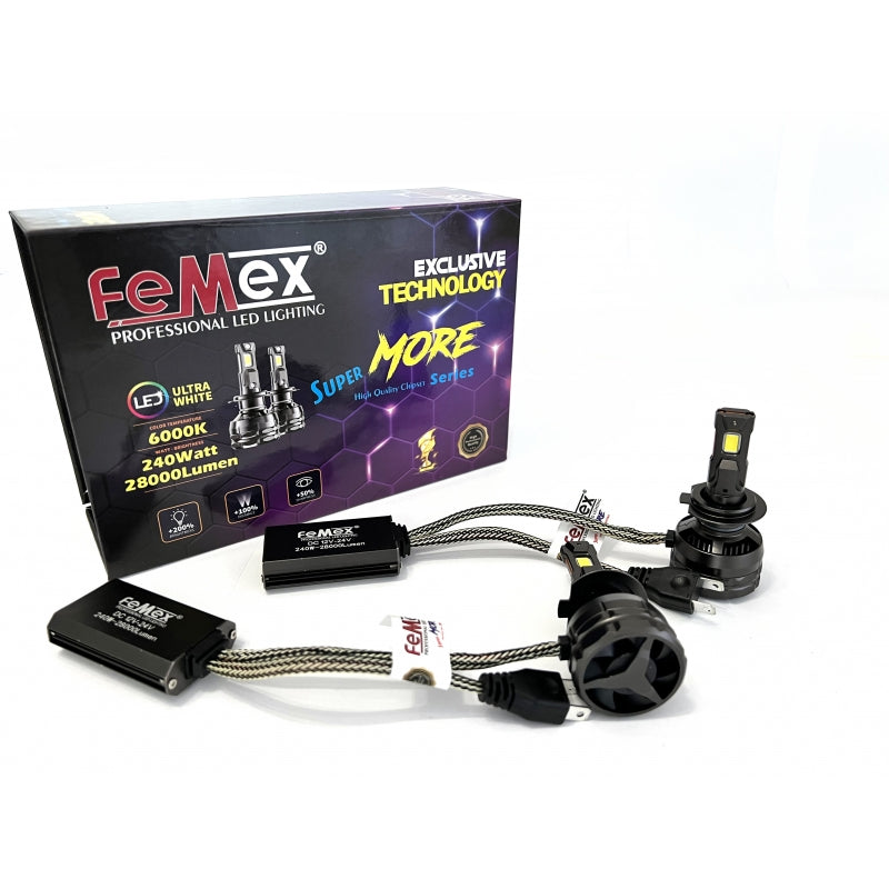 Femex Super More Csp SUPERIOR ETI Chipset Radyatör Soğutmalı Led Xenon Led Headlight