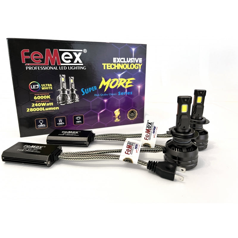 Femex Super More Csp SUPERIOR ETI Chipset Radyatör Soğutmalı Led Xenon Led Headlight