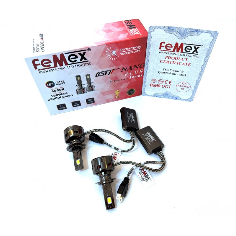 Femex GT Nano Plus Csp LUMILED ROYAL Chipset Radyatör Soğutmalı Led Xenon Led Headlight