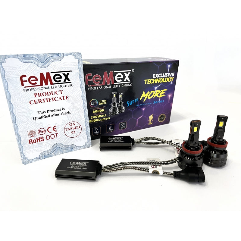 Femex Super More Csp SUPERIOR ETI Chipset Radyatör Soğutmalı Led Xenon Led Headlight