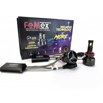 Femex Super More Csp SUPERIOR ETI Chipset Radyatör Soğutmalı Led Xenon Led Headlight