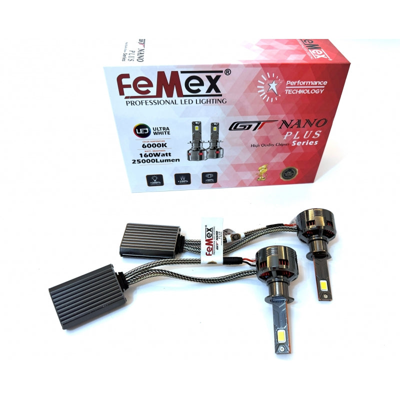 Femex GT Nano Plus Csp LUMILED ROYAL Chipset Radyatör Soğutmalı Led Xenon Led Headlight