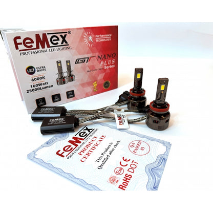 Femex GT Nano Plus Csp LUMILED ROYAL Chipset Radyatör Soğutmalı Led Xenon Led Headlight