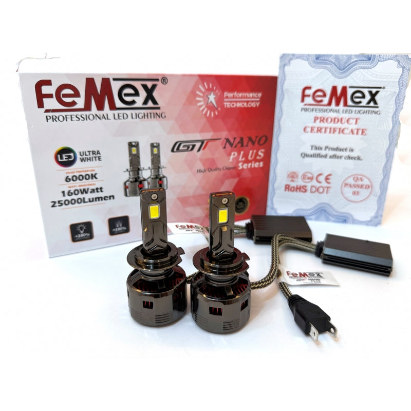 Femex GT Nano Plus Csp LUMILED ROYAL Chipset Radyatör Soğutmalı Led Xenon Led Headlight