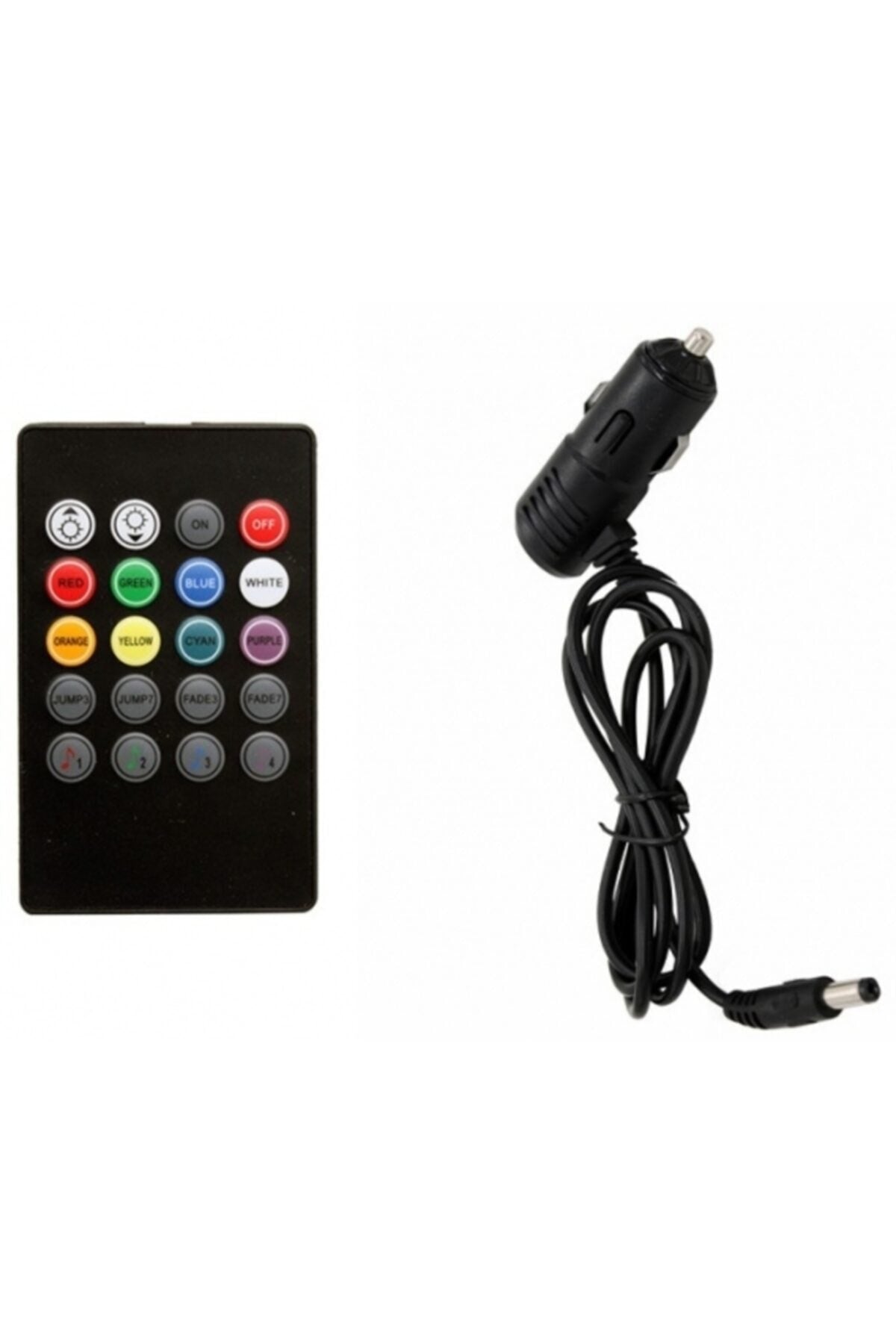 Araç Içi Rgb Led Kumandalı Müzik Sesine Duyarlı Yüksek Parlaklık