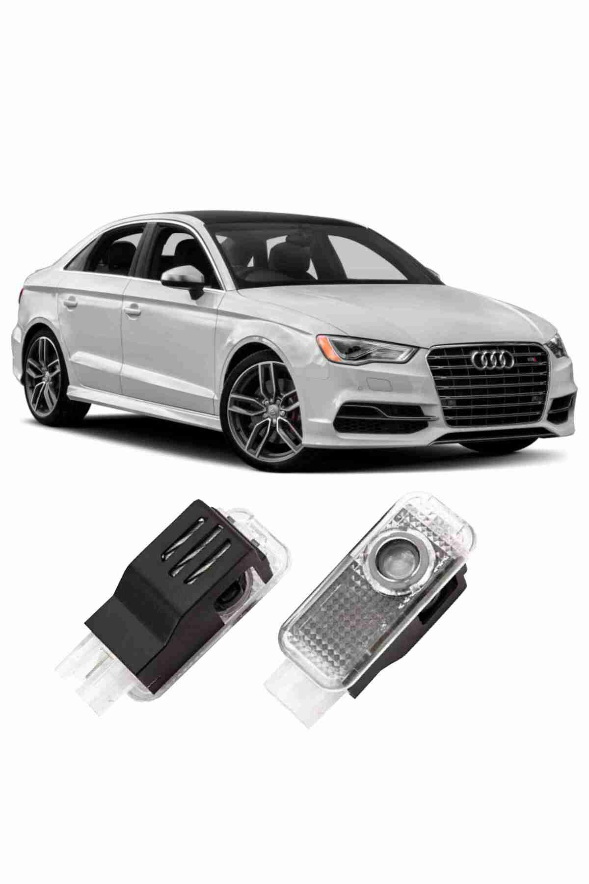 Audi Araçlar İçin Orijinal Geçmeli Soketli Kapı Altı Led Log