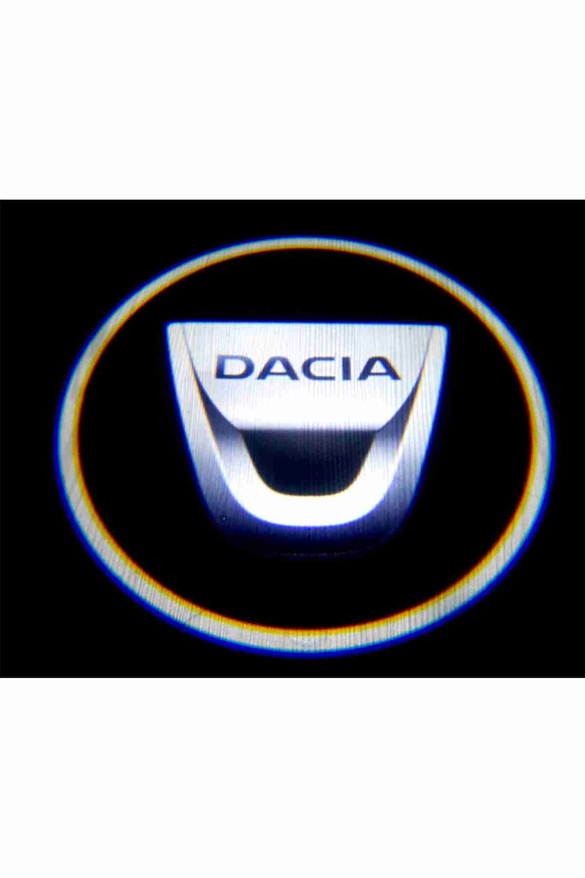 Dacia Araçlar Için Pilli Yapıştırmalı Kapı Altı Led Logo