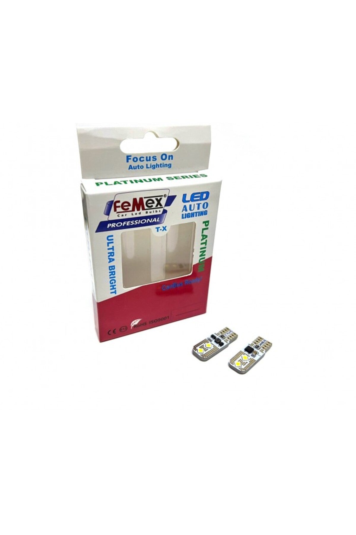 FEMEX Ampul Platinum BEYAZ T10 4 Smd 3030 Chip Led Aktif Canbus