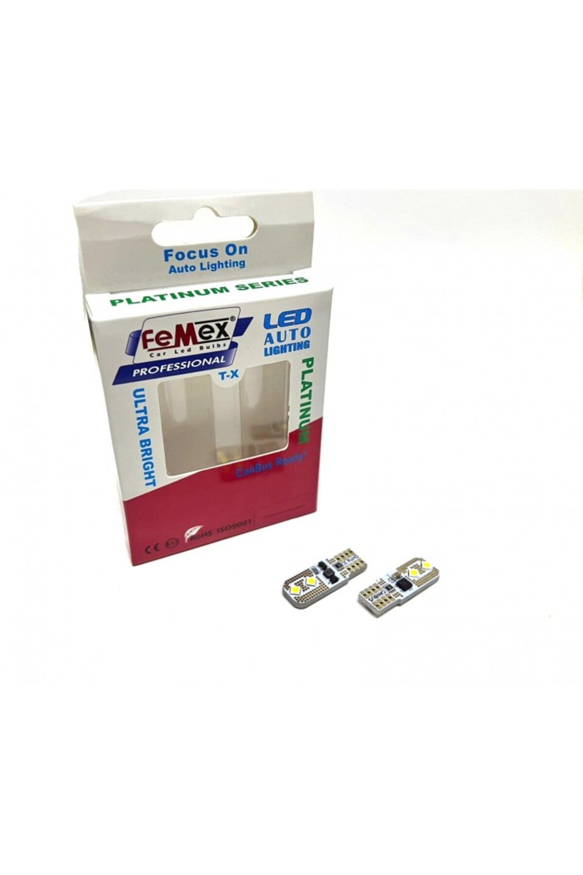 FEMEX Ampul Platinum BEYAZ T10 4 Smd 3030 Chip Led Aktif Canbus