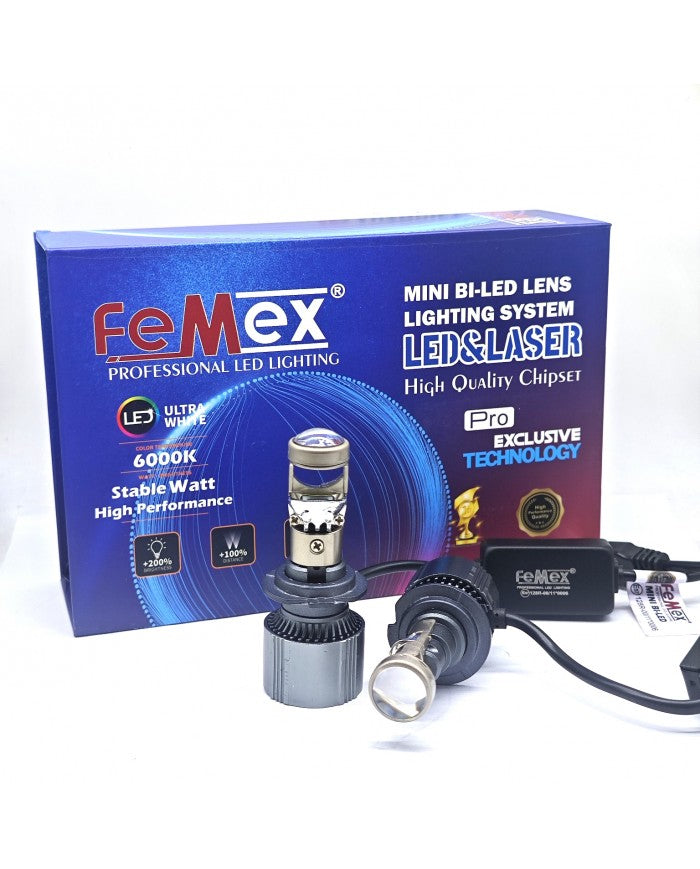 FEMEX Bi-led Executıve H7 Mini Bi-led Xenon Kendinden Mercekli