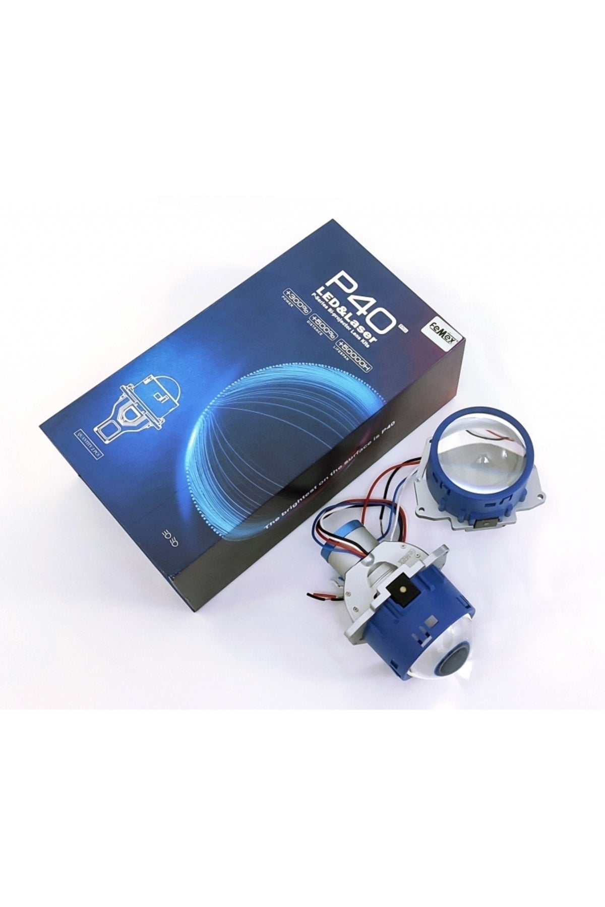 FEMEX Bİ-LED FAR İÇİ LED MERCEK 3,0 INC KISA UZUN BİRLİKTE
