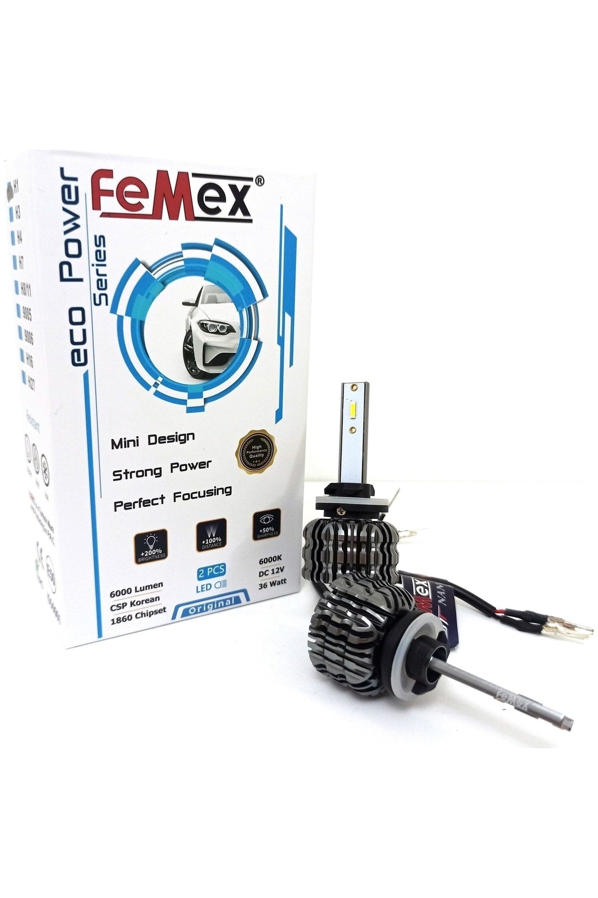 FEMEX Eco Power H27 Simsek Etkili Zenon Csp Led Xenon Led Headlight