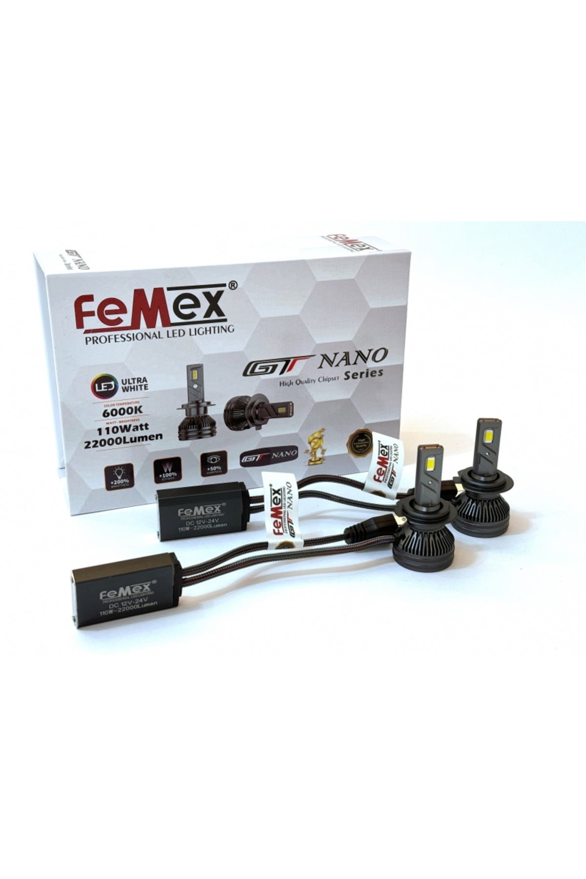 FEMEX Gt Nano Pro Csp Lextar H8/11 Led Xenon Led Headlight