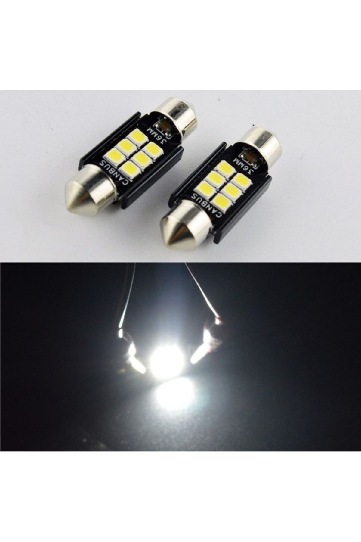 FEMEX Platinum 36mm Sofit 6 Smd 3030 Chip Led Ampul Aktif Canbus