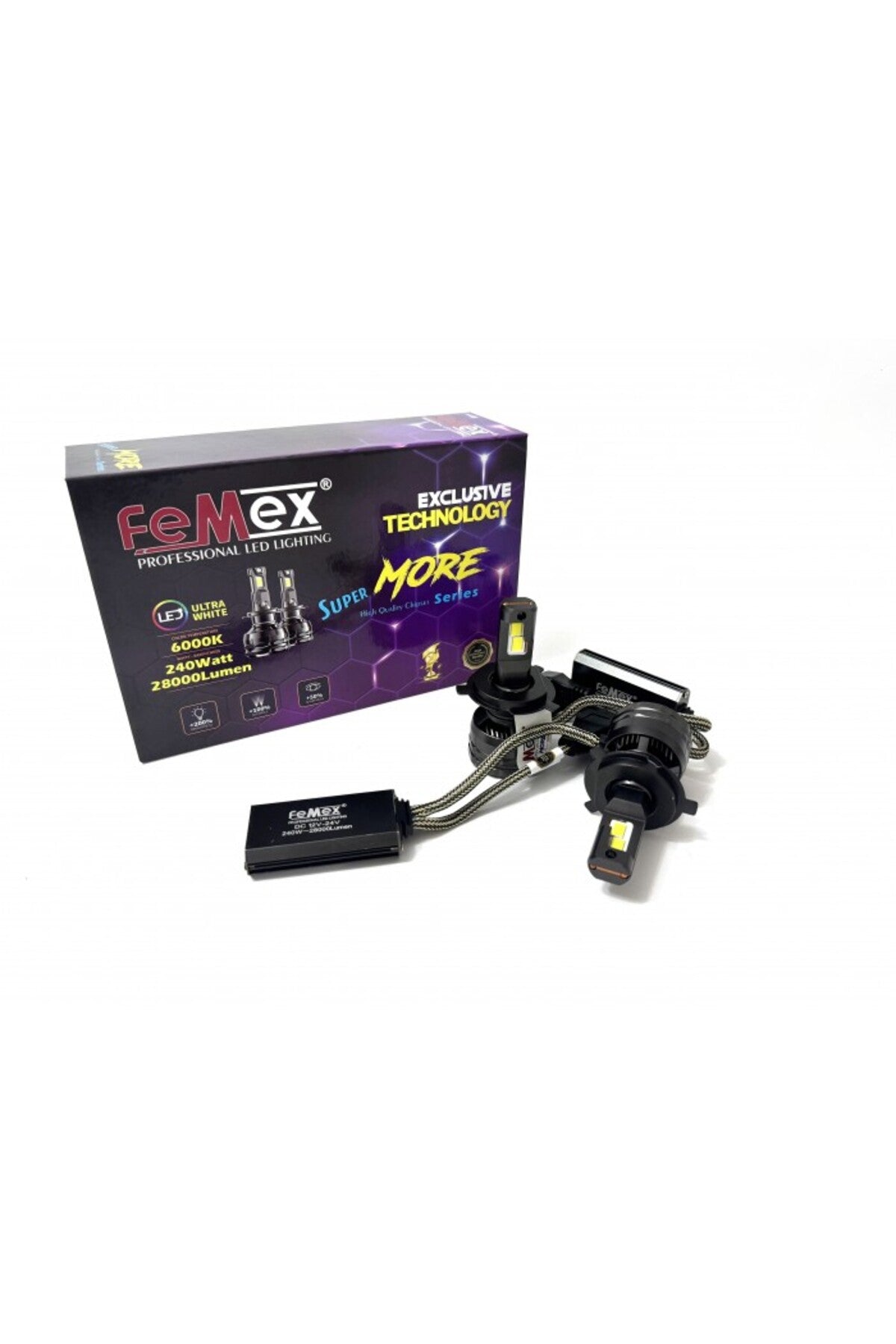 FEMEX SUPER MORE Csp Superior ETI Chipset H4 Led Xenon Led Headlight