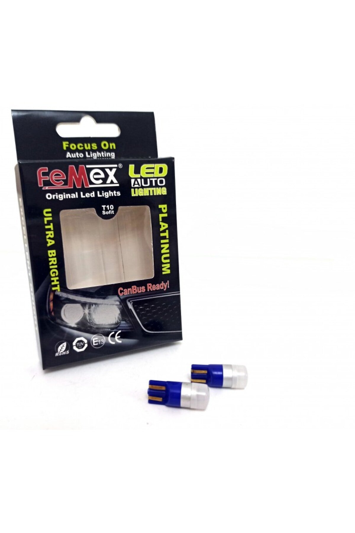 FEMEX T10 Ampul 1smd 3030 Chipset Mini MAVİ Led Aktif Canbus