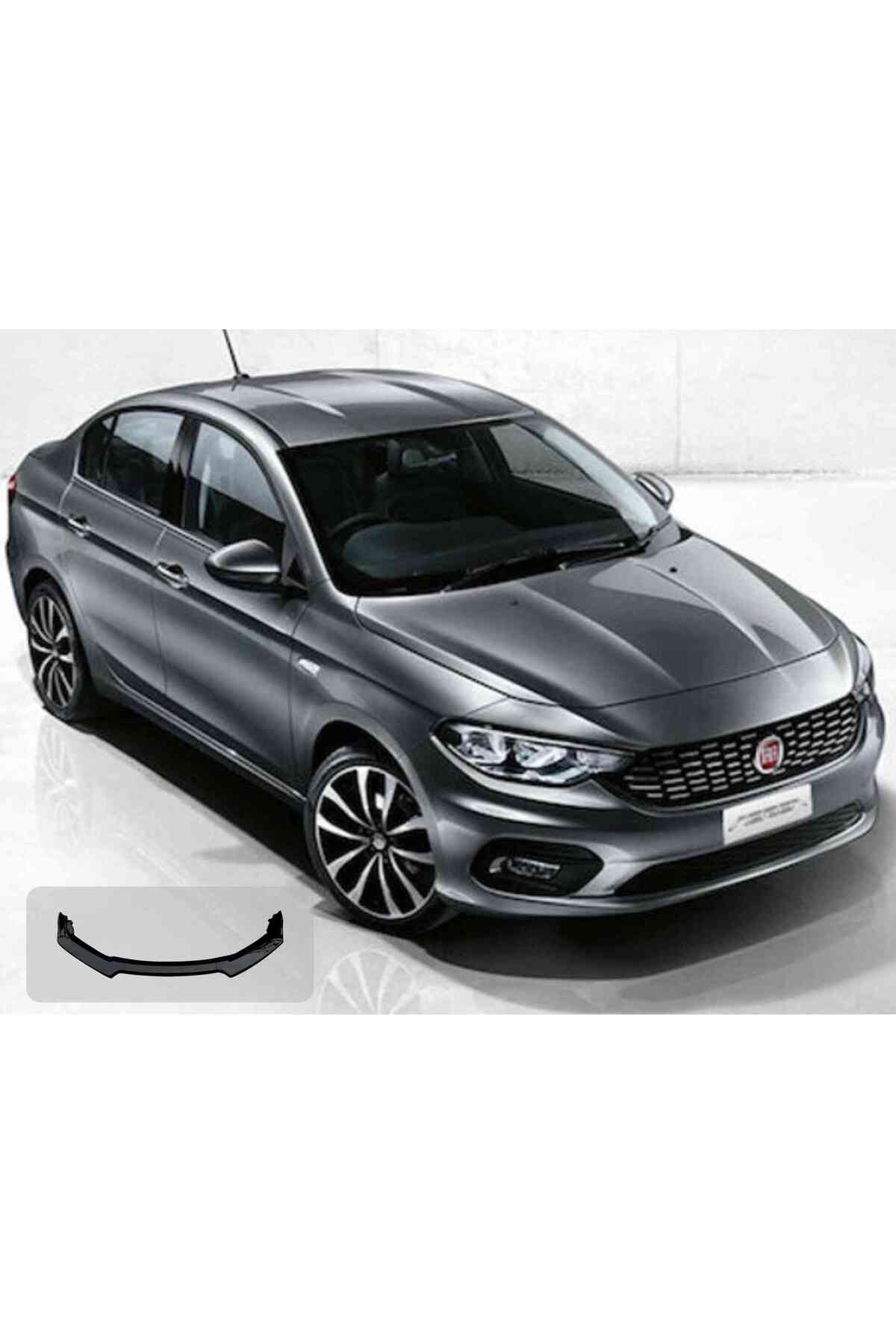 Fiat Egea Ön Tampon Eki Lip 3 Parça Parlak Siyah