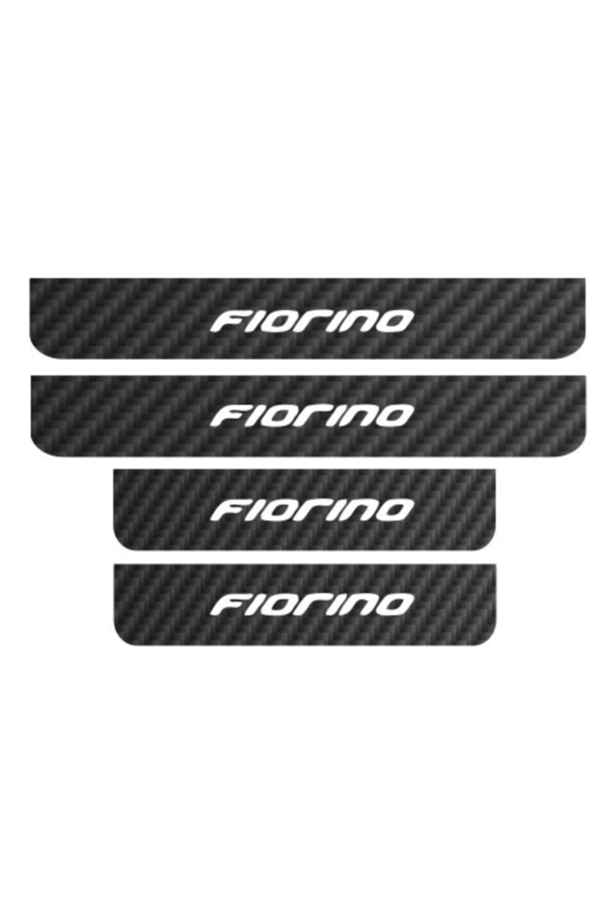 Fiat Fiorino Sticker Karbon Kapı Eşiği Oto Sticker 4 Adet